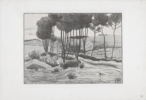 Les Peupliers - Robert Polhill Bevan