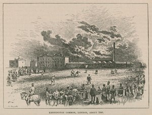 Kennington common, Londres, vers 1840 - Robert Randoll