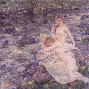 Les Baigneuses, fin 19e-début 20e siècle