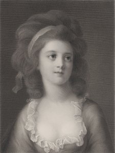 Portrait en buste de Sophie ou Apollonia Helena Potocka jeune fille, 1872 - Robert Reyher