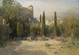 Fête de jardin dans la vallée de l