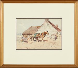 Cheval et charrette - Robert Russell MacNee
