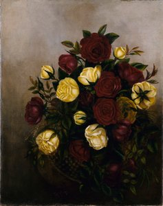 Nature morte aux roses - Robert S. Duncanson