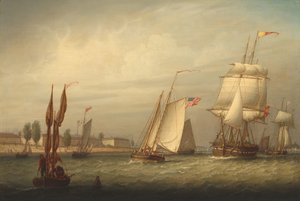 Port de Boston - Robert Salmon