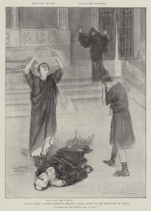Jules César, au Théâtre de Sa Majesté, Marc Antoine près du corps de César - Robert Sauber