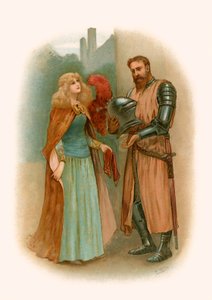 Lancelot et Elaine de Tennyson - Robert Sauber