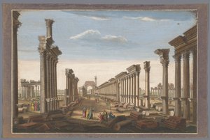 Vue de la ruine de l