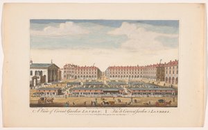 Vue du marché de Covent Garden à Londres (Londres) - Robert Sayer