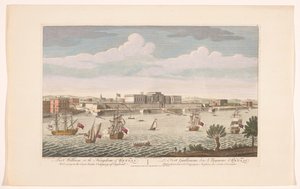 Vue du Fort William à Calcutta (Nederzettingen van de VOC)