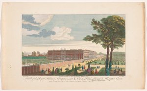 Vue du palais de Hampton Court à Londres (série: Londres)