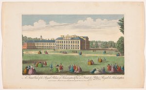 Vue de Kensington Palace à Londres (série Londres) - Robert Sayer