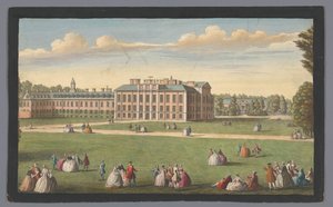 Vue de face du Palais Royal de Kensington (Londres) - Robert Sayer