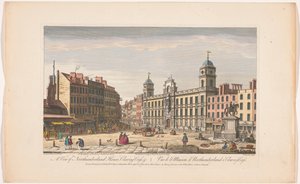 Gezicht op Northumberland House aan Charing Cross te Londen - Robert Sayer