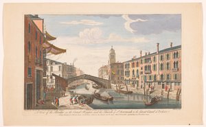 Vue du pont sur le Canal Reggio et de l