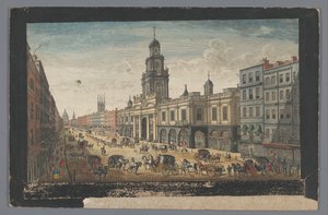 Vue de la Royal Exchange à Londres