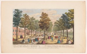 Vue des allées du parc Saint James à Londres - Robert Sayer
