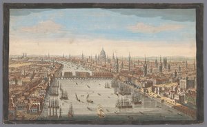 Vue générale de la ville de Londres - Robert Sayer