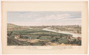 Vue générale de la ville de Paris depuis le village de Chaillot - Robert Sayer