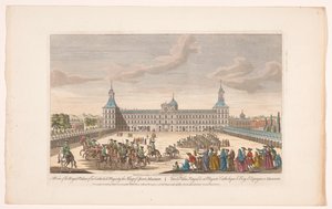 Vue du Palais Royal de Madrid