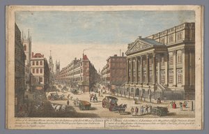 Vue du Mansion House à Londres - Robert Sayer