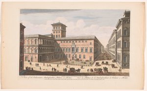Vue du Palazzo Venezia à Rome (Rome)