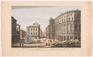 Vue du Théâtre de Marcellus à Rome