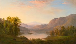 Vue dans les montagnes Laurentiennes, près de Québec - Robert Scott Duncanson