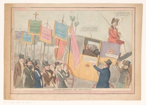 Caricature sur la politique intérieure anglaise - Robert Seymour (possibly)