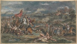Scène de bataille - Robert Smirke