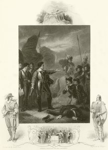 Cromwell réprimant la mutinerie dans l