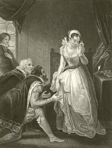 Lady Jane Grey refusant la couronne
