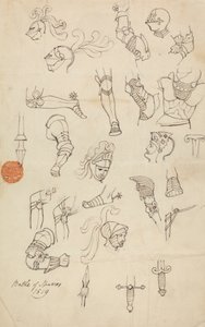 Études pour armure - Robert Smirke