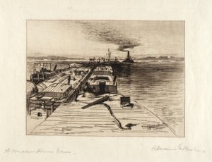 Un voyage sur la rivière Hudson - Robert Swain Gifford