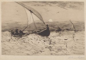 Retour des Bateaux de Pêche Napolitains - Robert Swain Gifford