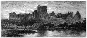 Windsor au lever du soleil, depuis le Brocas, 1880 - Robert Taylor Pritchett