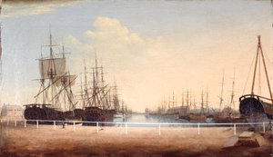 Vue ouest du nouveau quai à Kingston upon Hull - Robert Thew
