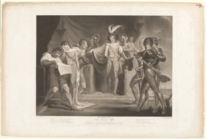 Le roi Henri condamnant Cambridge, Scroop et Northumberland