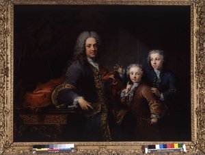 Monsieur de Saint Cannat et ses enfants