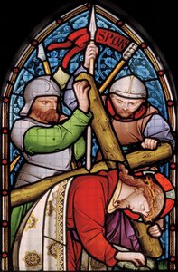 Jackfield, St Mary, Heaton, Butler & Bayne, Bayne & Hassam, La Passion du Christ