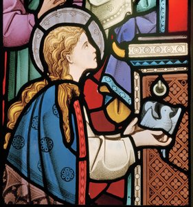 Marie offrant des colombes au temple (détail)
