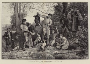 Chasse au blaireau dans le Somerset, le tirage - Robert Walker Macbeth