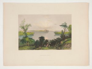 Lac Saratoga, illustration pour Nathaniel Parker Willis - Robert Wallis