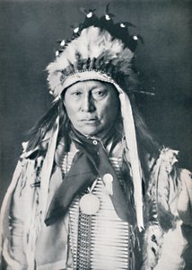 Un chef Sioux dans sa peinture de guerre, 1912 - Robert Wilson Shufeldt