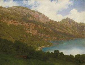 Vue depuis le Rigi surplombant le lac de Lucerne, 1857