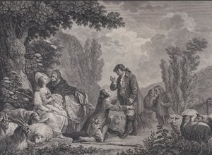 La reconnaissance de Fonrose, 1786 - Robert de Launay