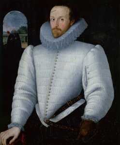 Portrait de Sir Walter Raleigh - Robert the Elder Peake