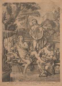 David et Bethsabée - Robert van Audenaerd, after Carlo Maratta