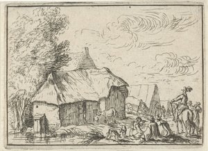 Campement près d