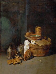Nature morte avec des ustensiles de cuisine - Robert van den Hoecke