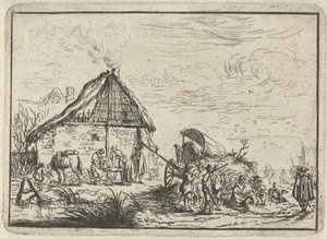 Soldats près d